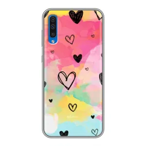 Чохли з тематикою "Маленькі Сердчеки" на Samsung Galaxy A50 2019 (A505F) (Яскраві серця)