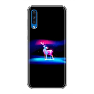 Силіконовий бампер з картинкою звірів для Samsung Galaxy A50 2019 (A505F) (Яскравий олень)