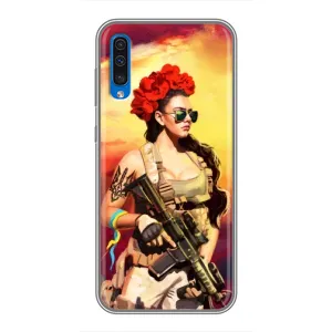 ЗСУ Чохли (TPU) для Samsung Galaxy A50 2019 (A505F) (Жінка солдат)