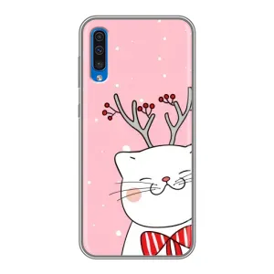 Чохол на тематику: Коти для Samsung Galaxy A50 2019 (A505F) (Зимовий кіт)