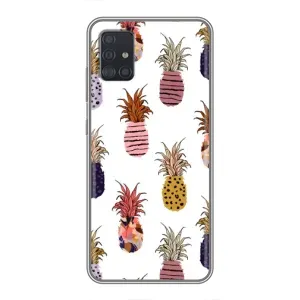 Чехол с изображением вкусной еды для Samsung Galaxy A51 5G (A516) (Ананасы)