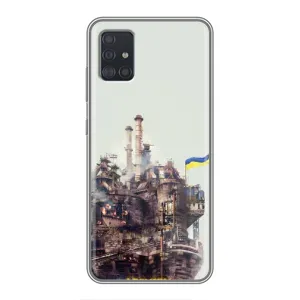 Чехлы на военную тематику для Samsung Galaxy A51 5G (A516) (Азовсталь)