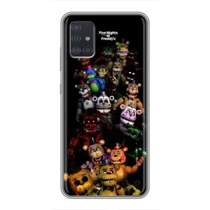 Чехлы Пять ночей с Фредди для Самсунг Галакси А51 5G (Bear Freddy's)