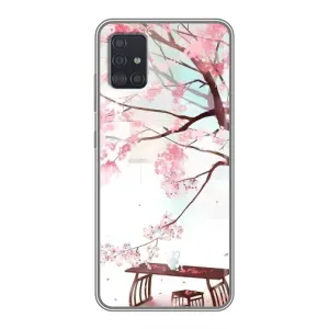 Чехол с принтом САКУРЫ на Samsung Galaxy A51 5G (A516) (Чайная церемония)
