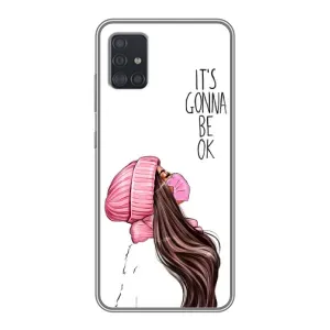 Чехол Стильные девушки на Samsung Galaxy A51 5G (A516) (Девушка в маске)