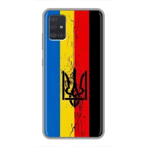 Чехлы УПА (Красно-Чёрный) на Samsung Galaxy A51 5G (A516) (Флаг УПА)