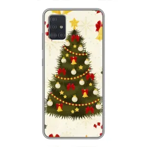 Чехол Новогодняя Елка на Samsung Galaxy A51 5G (A516) (Новогодний принт)