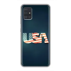 Чехол Флаг USA для Samsung Galaxy A51 5G (A516) (USA)
