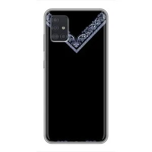 Силиконовый Чехол на Samsung Galaxy A51 5G (A516) (Воротник вышиванки)