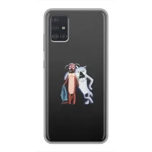 Мультяшный принт на Чехол для Самсунг Галакси А51 5G (Шо, опять)