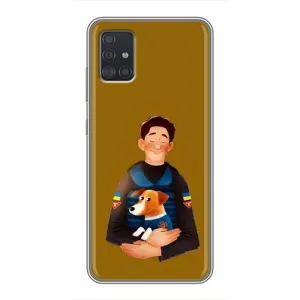 Чехол с принтом для Samsung Galaxy A51 5G (A516) (ЗСУ Патрон)