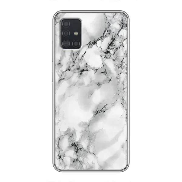 Чехол с рисунком «Белый мрамор» для Samsung Galaxy A51 (A515) Чехол с рисунком «Белый мрамор» для Samsung Galaxy A51 (A515)