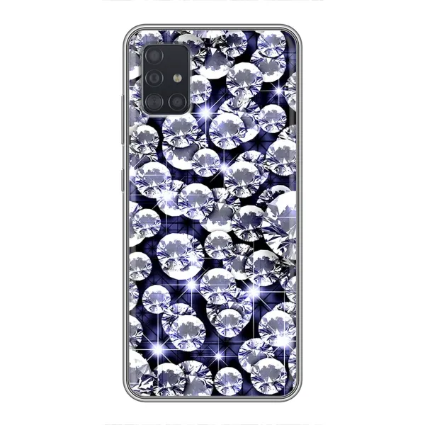 Чехол с рисунком «Бриллианты» для Samsung Galaxy A51 (A515) Чехол с рисунком «Бриллианты» для Samsung Galaxy A51 (A515)