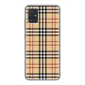 Чехол с Брендами одежды на Самсунг Галакси А51 (Burberry стиль)