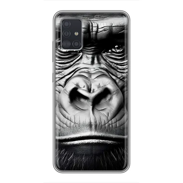 Чехол с рисунком «Черная обезьяна» для Samsung Galaxy A51 (A515) Чехол с рисунком «Черная обезьяна» для Samsung Galaxy A51 (A515)