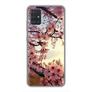 Чехол с принтом САКУРЫ на Samsung Galaxy A51 (A515) (Цветущая сакура)