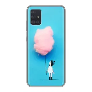 Девчачий Чехол для Samsung Galaxy A51 (A515) (Девочка с тучкой)