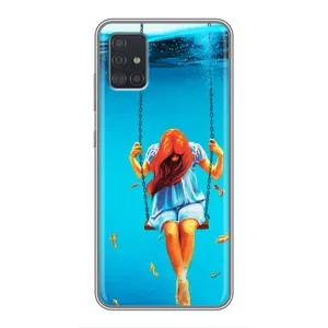 Чохол Стильні дівчата на Samsung Galaxy A51 (A515) (Дівчина на гойдалці)