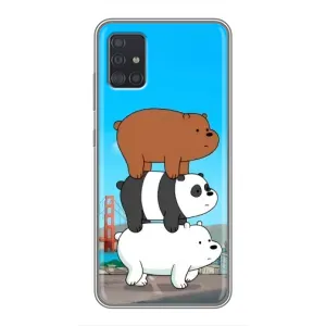 Чехлы с Пандами на Samsung Galaxy A51 (A515) (Друзья)