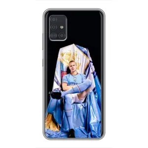 Чехлы с принтом для Samsung Galaxy A51 (A515) Футболист (футболист Холанн)