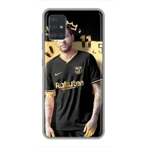 Силиконовый Чехол Samsung Galaxy A51 (A515) (Gold Neymar)