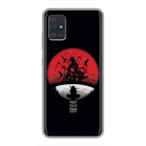 Чехлы с картинкой Итачи Учиха на Samsung Galaxy A51 (A515) (Итачи на черном)