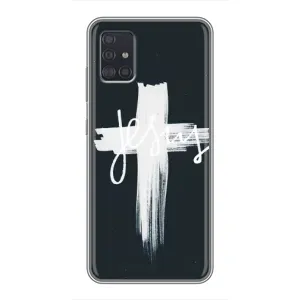 Чехлы для Самсунг Галакси А51 (Крест Иисуса) (Jesus)