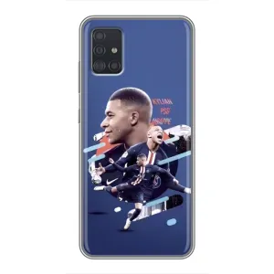 Чехол (TPU) с Футболистом на Samsung Galaxy A51 (A515) (Килиан)