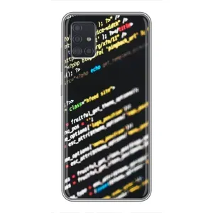 Чехол для программиста на Самсунг Галакси А51 (Код)
