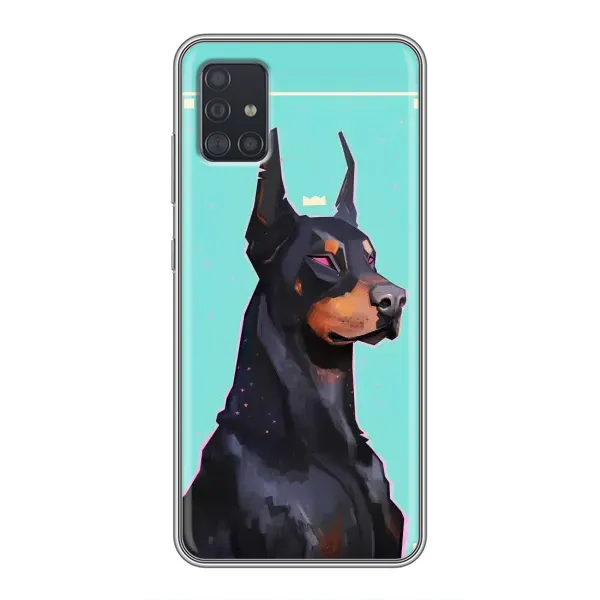 Чехол с рисунком «Король доберман» для Samsung Galaxy A51 (A515) Чехол с рисунком «Король доберман» для Samsung Galaxy A51 (A515)