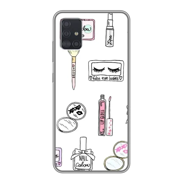Чехол с рисунком «Косметика» для Samsung Galaxy A51 (A515) Чехол с рисунком «Косметика» для Samsung Galaxy A51 (A515)