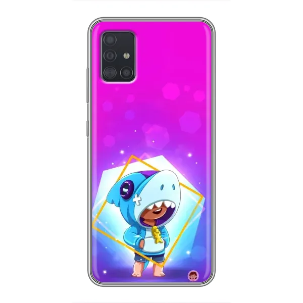 Чехол с рисунком «Леон в костюме Акулы» для Samsung Galaxy A51 (A515)