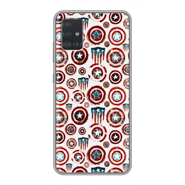 Чехол с рисунком «Марвел щиты» для Samsung Galaxy A51 (A515) Чехол с рисунком «Марвел щиты» для Samsung Galaxy A51 (A515)