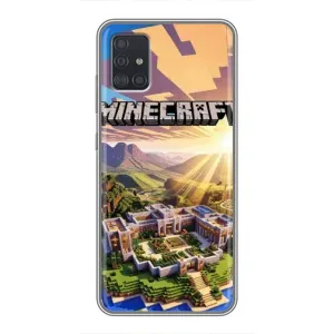 Чехол майнкрафт для Samsung Galaxy A51 (A515) (MINECRAFT)