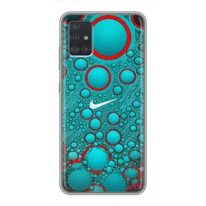 Силіконовый Чохол на Samsung Galaxy A51 (A515) з картинкою НАЙК (Найк зелений)