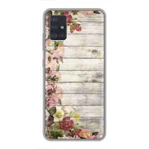 Чехлы с тематикой "ЦВЕТЫ" на Samsung Galaxy A51 (A515) (Плетущиеся цветы)