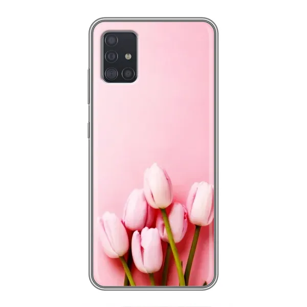 Чехол с рисунком «Розовые тюльпаны» для Samsung Galaxy A51 (A515) Чехол с рисунком «Розовые тюльпаны» для Samsung Galaxy A51 (A515)