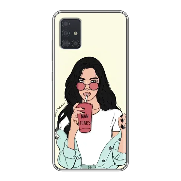 Чехол с рисунком «С напитком» для Samsung Galaxy A51 (A515) Чехол с рисунком «С напитком» для Samsung Galaxy A51 (A515)