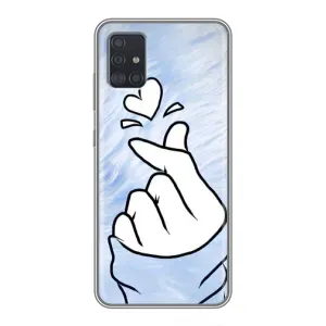 Чехлы (Знак сердечка) на Samsung Galaxy A51 (A515) (Сердечка знак)