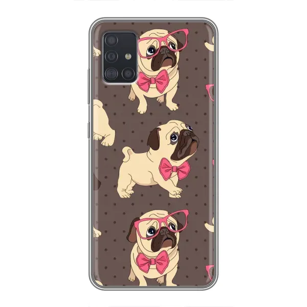 Чехол с рисунком «Собачки Мопсики» для Samsung Galaxy A51 (A515) Чехол с рисунком «Собачки Мопсики» для Samsung Galaxy A51 (A515)