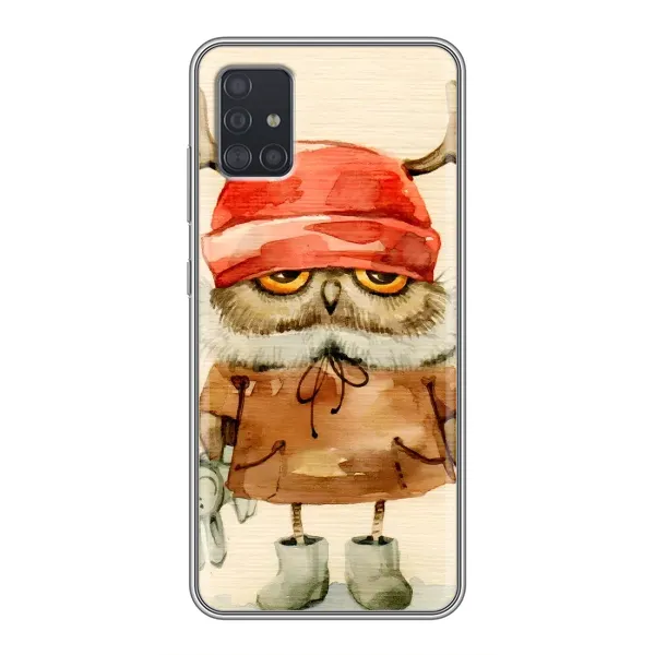 Чехол с рисунком «Сова в шапке» для Samsung Galaxy A51 (A515) Чехол с рисунком «Сова в шапке» для Samsung Galaxy A51 (A515)