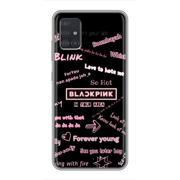 Чехол с рисунком «Стиль блэкпинг» для Samsung Galaxy A51 (A515) Чехол с рисунком «Стиль блэкпинг» для Samsung Galaxy A51 (A515)