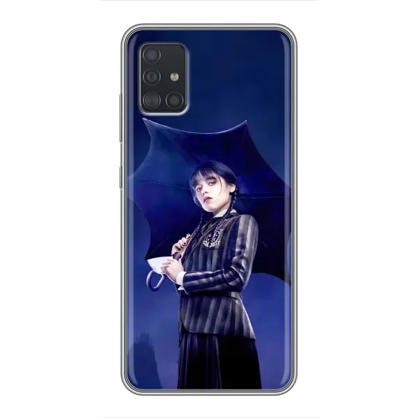 Чехол с рисунком «Уэнсдей с зонтом» для Samsung Galaxy A51 (A515) Чехол с рисунком «Уэнсдей с зонтом» для Samsung Galaxy A51 (A515)