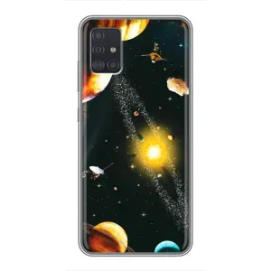 Чохол (ТПУ) з планетами на Samsung Galaxy A51 (A515) (Вид з космосу)