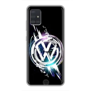 Чехол "Фольксваген" для Samsung Galaxy A51 (A515) (Volkswagen на черном)