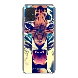 Чехлы с изображением разных животных для Samsung Galaxy A51 (A515) (Яркий Тигр)