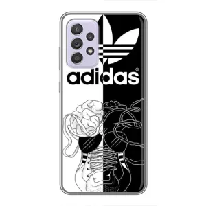 Чехол в стиле "Адидас" для Самсунг Галакси А52 (5G) (Adidas шнурки)