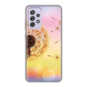 Силиконовый Чехол с одуванчиками на Samsung Galaxy A52 5G (A526) (Цветок-одуванчик)
