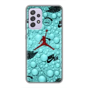 Силиконовый Чехол Nike Air Jordan на Самсунг Галакси А52 (5G) (Джордан Найк)