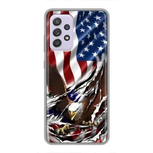 Чехол Флаг USA для Samsung Galaxy A52 5G (A526) (Флаг USA)